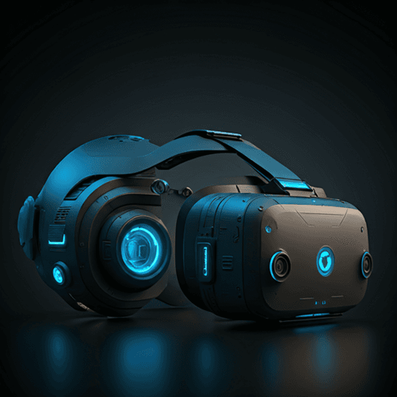 CUVR spatial VR interface showing live motion-tracking telemetry